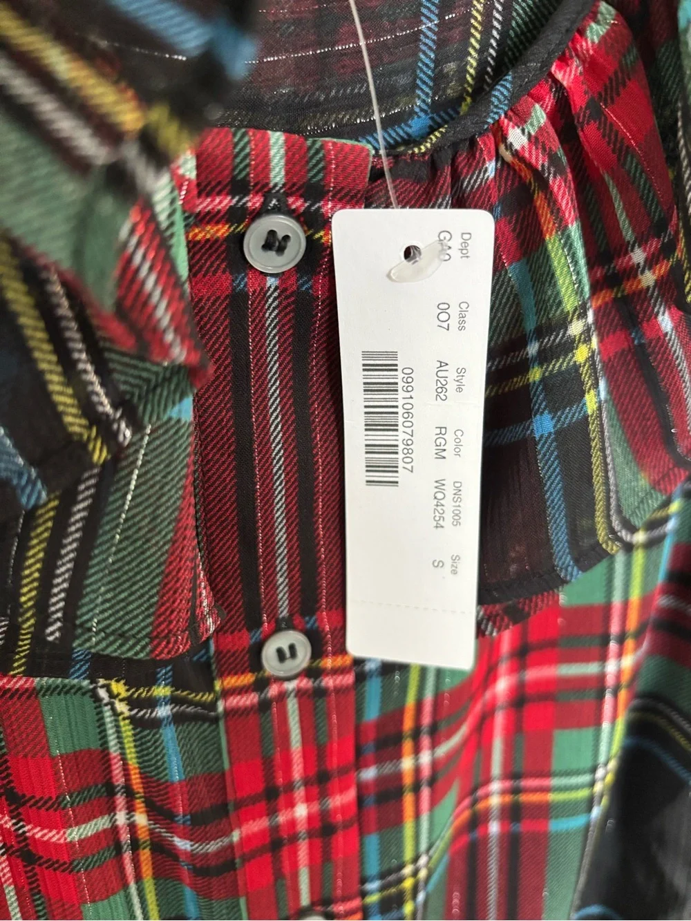 J. Crew sleeveless plaid